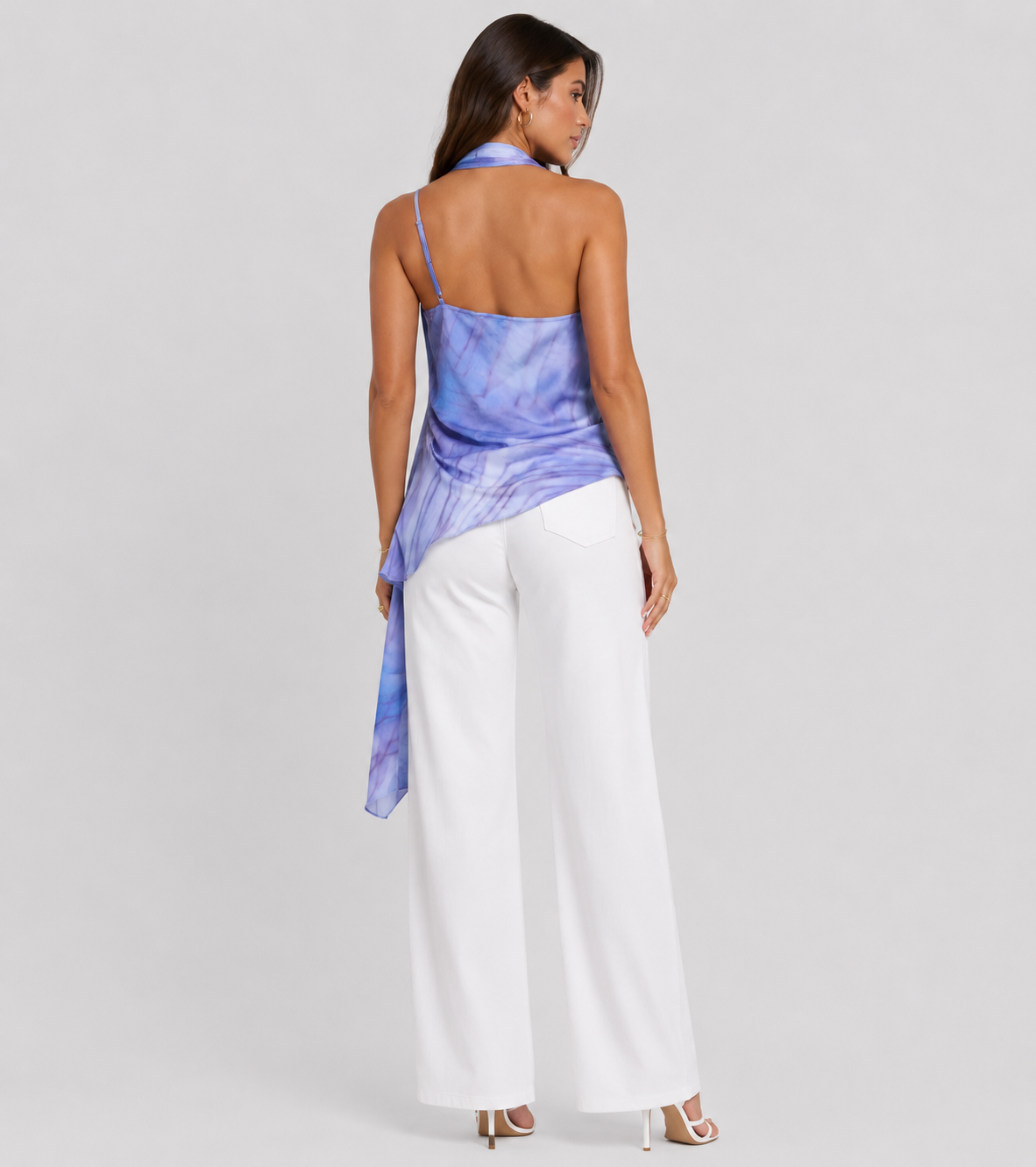 Silky Satin Wrap Top