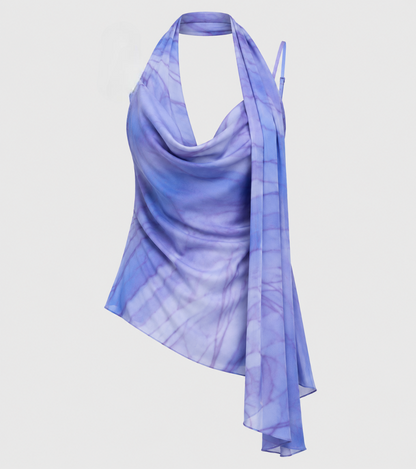 Silky Satin Wrap Top